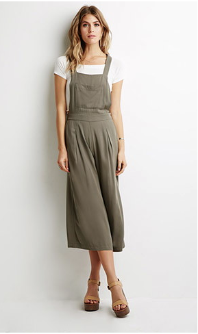Kendall Jenner wearing Pleated Wide-Leg Overalls from Forever 21 ...